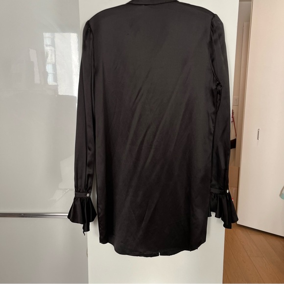Polo Ruffled Silk Cuff Shirt Size 4 $328.00 - Picture 2 of 10